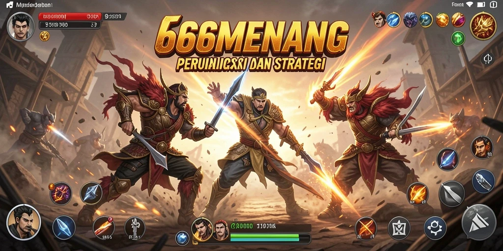 Tangkapan layar mengesankan dari pertarungan di 666MENANG.