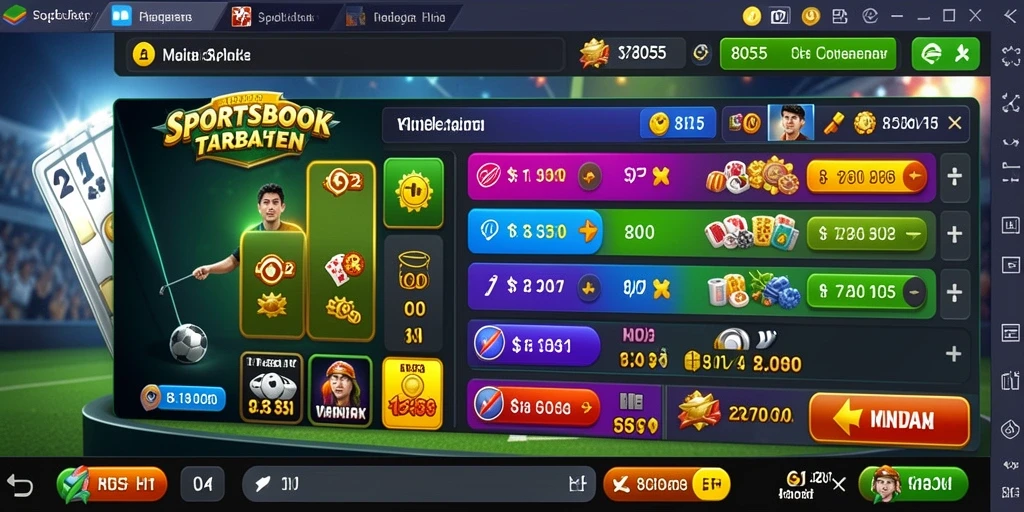 Gameplay menarik dari aplikasi sportsbook 8055 yang dinamis.