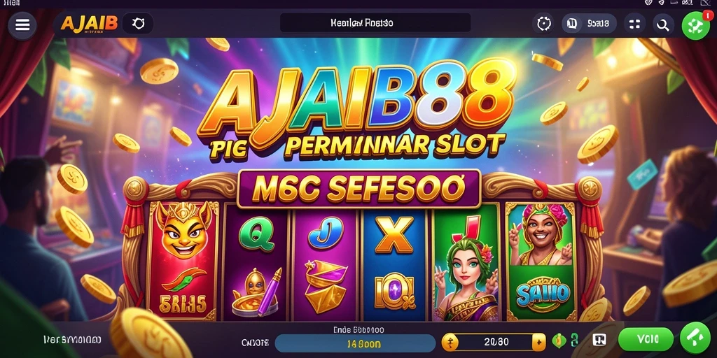 Tampilan gameplay Slot AJAIB88 yang mengasyikkan dan menarik.