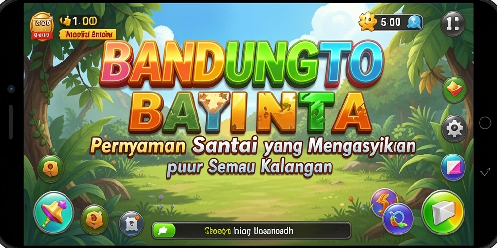 Tampilan gameplay menarik dari BANDUNGTOTO yang menyenangkan.
