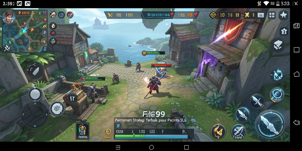 Tampilan gameplay menarik dari FA99 dengan strategi mendalam.