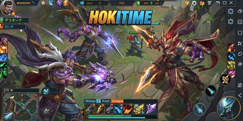 Gameplay mendebarkan dan penuh aksi dalam HOKITIME.