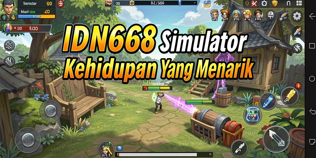 Screenshot IDN668 menampilkan gameplay simulasi kehidupan yang imersif.