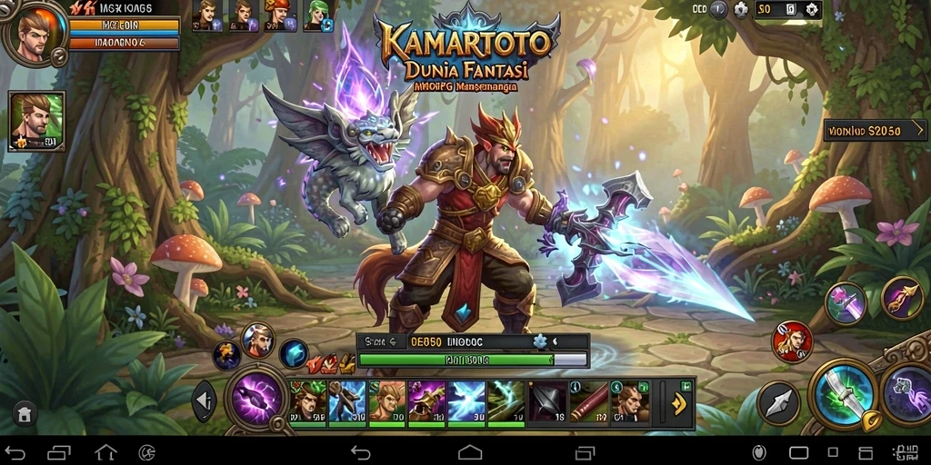 Tampilan gameplay seru dalam KAMARTOTO dengan aksi mendebarkan.