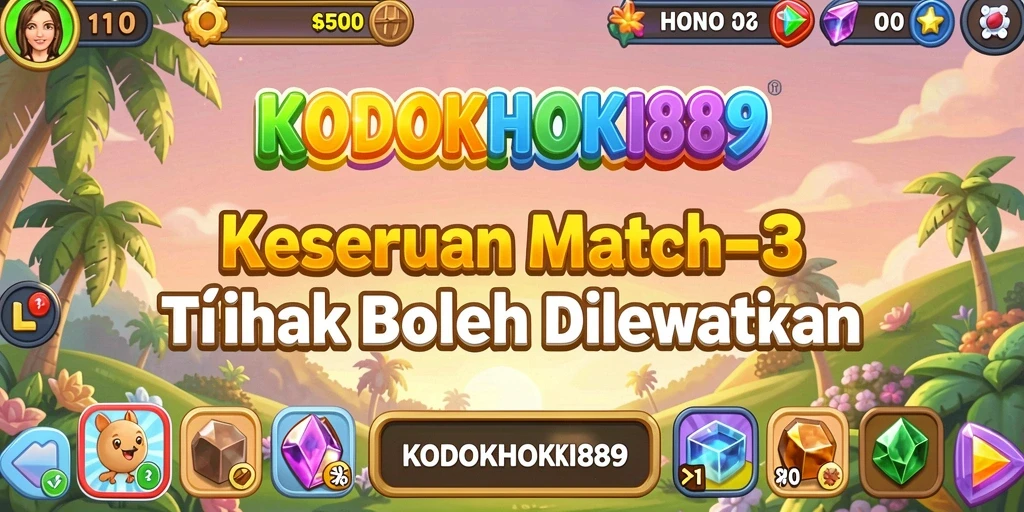 Tampilan gameplay seru di KODOKHOKI889 dengan grafis cerah.