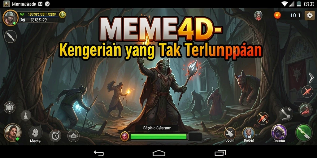 Gameplay seram dengan atmosfer menakutkan di MEME4D.