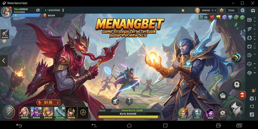 Tampilan menarik dengan berbagai aksi pertempuran di MENANGBET.