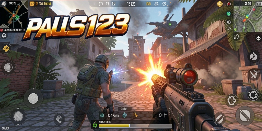 Screenshot gameplay PAUS123 yang menunjukkan aksi pertempuran yang mendebarkan.