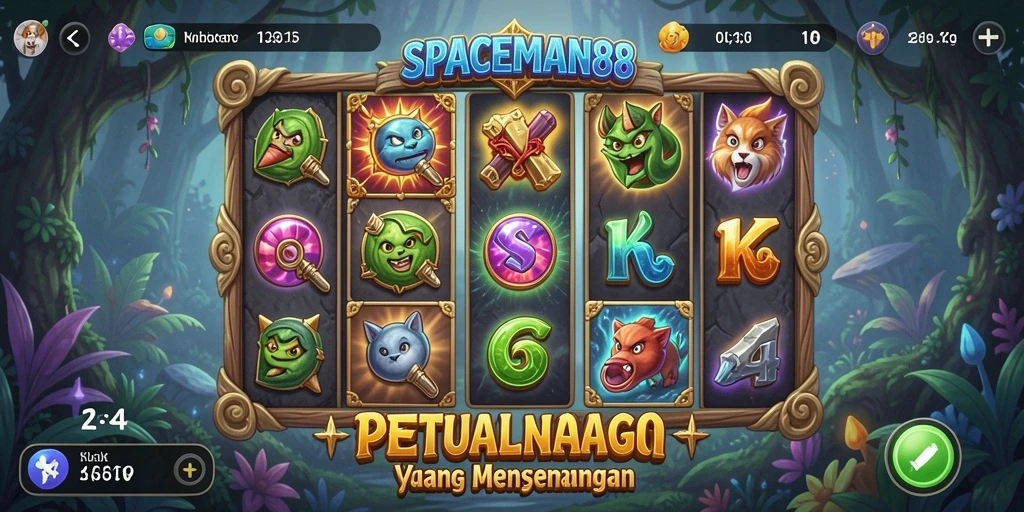 Tampilan menarik dari gameplay SPACEMAN88 di luar angkasa.