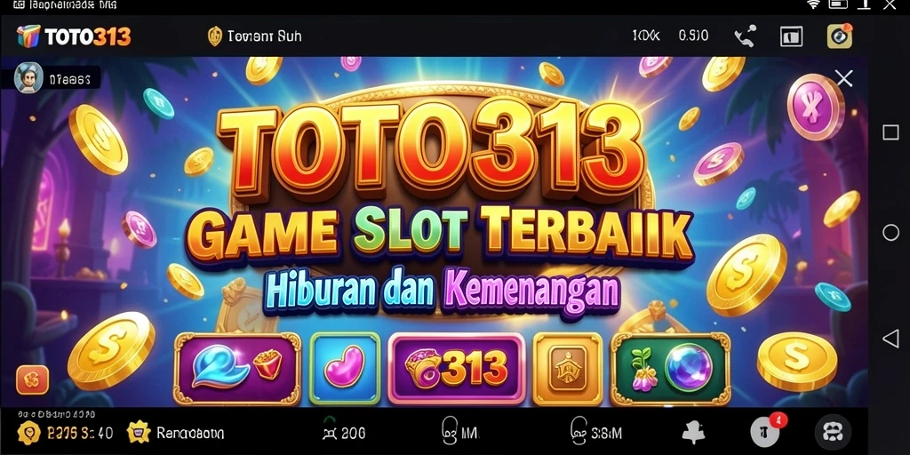 Screenshot gameplay Slot TOTO313 yang menampilkan keseruan bermain.