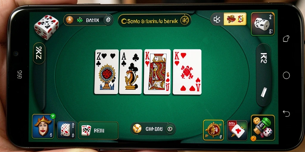 Tampilan gameplay domino yang mendebarkan dalam ZK6.